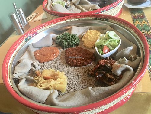 Their main dish  at Lalibela  in Stockholm