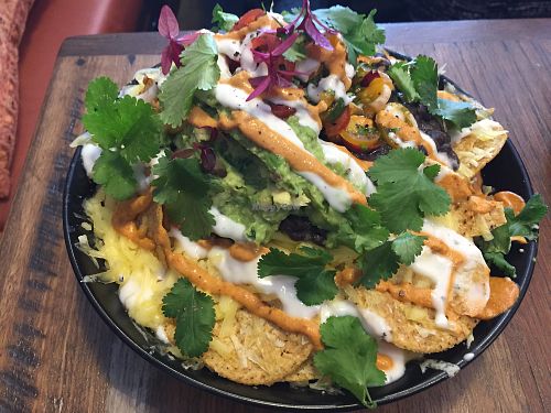 Vegan nachos at The Merri in Preston