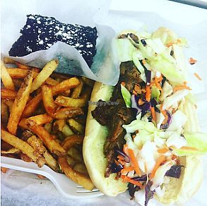 Homer Combo with fries and a brownie at The Frying Dutchman in Huntsville