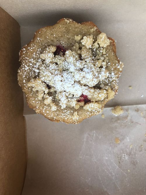 Strawberry crumble at Anisette in Raleigh