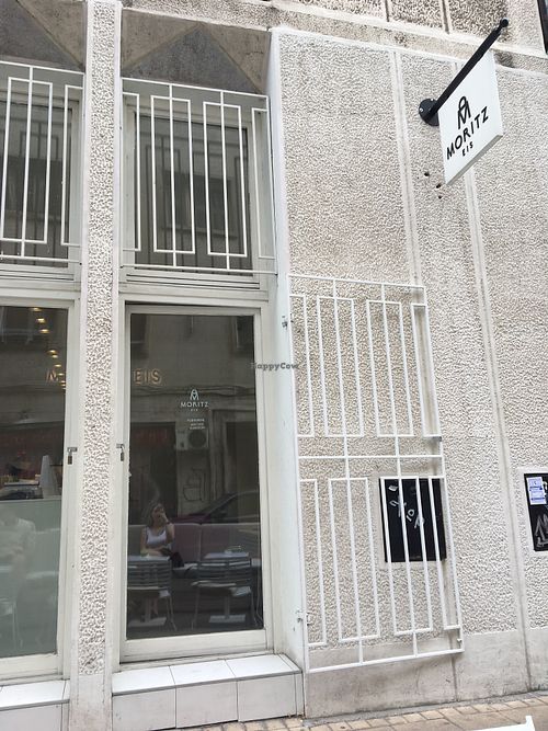 outside at Moritz Eis in Belgrade