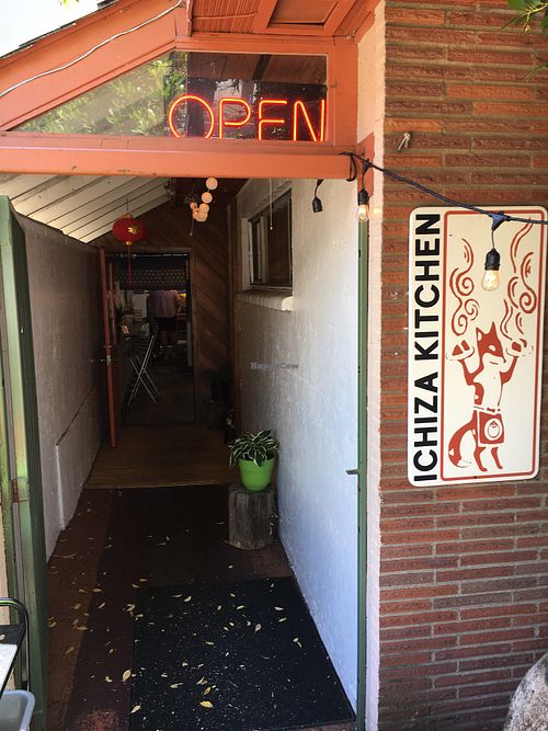 Entrance tucked away on side of building. Like secret awesome hidden gem.  at Jade Rabbit in Portland