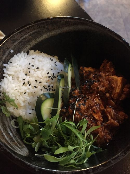 Mapo tofu (half serving -- they divided it for us because we were two people sharing) at Jade Rabbit in Portland
