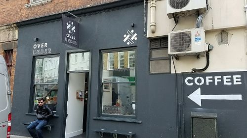 outside at Over Under Coffee in South West London