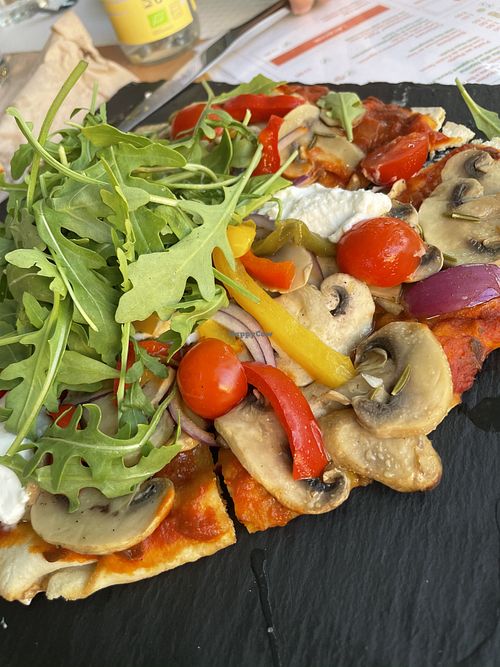 Pizza  at Veggie Cafe in Albufeira