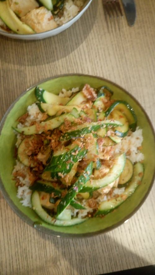 Vegan bowl at Vincent Kitchen in Liverpool