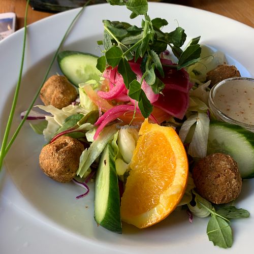 Lunch salad at Cafe Kridt in Aabenraa