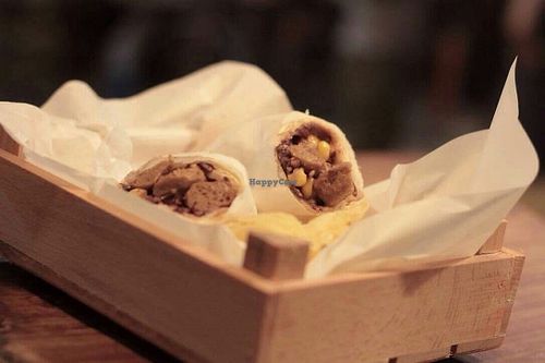 soy wrap at Entropi Cafe in Istanbul