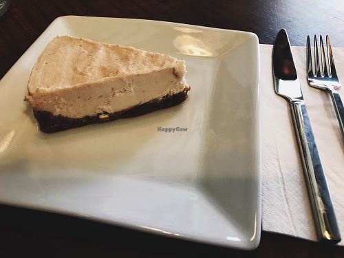Vegan Cheesecake with Lemon  at Entropi Cafe in Istanbul
