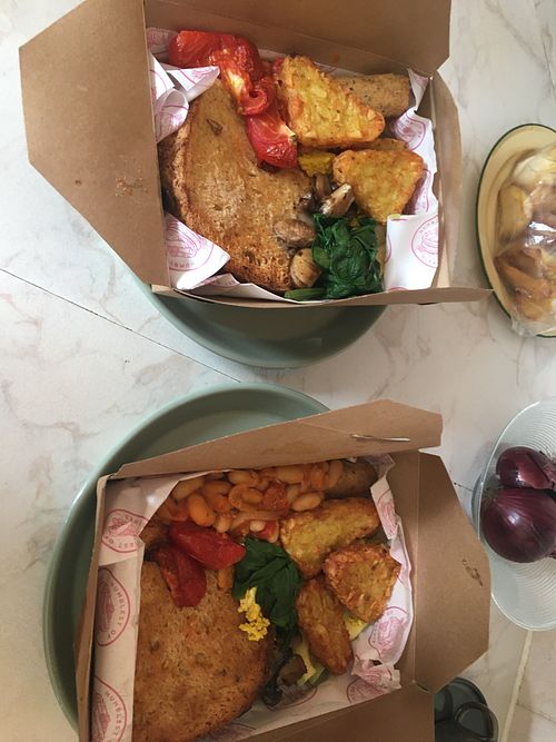 GF full english  at Humblest of Pleasures in Hebden Bridge