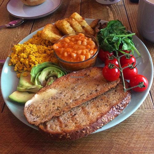 GF full english  at Humblest of Pleasures in Hebden Bridge