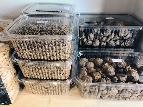soy chunks  at Vegan Bakkal in Istanbul