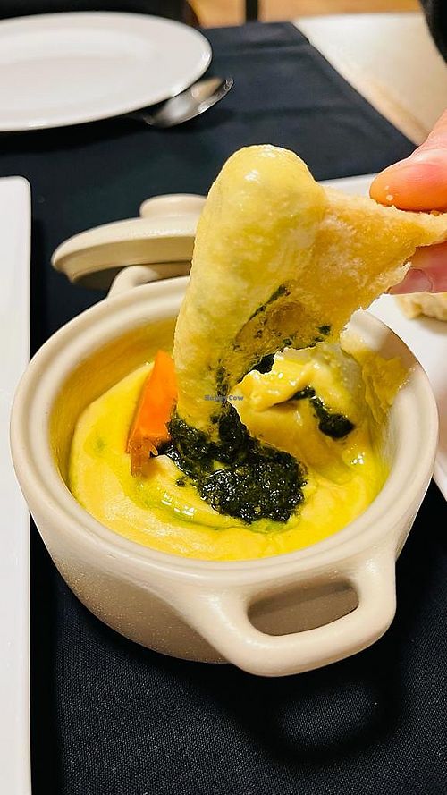 Cheese fondue  #Veganuary at Casa Albets in Lladurs