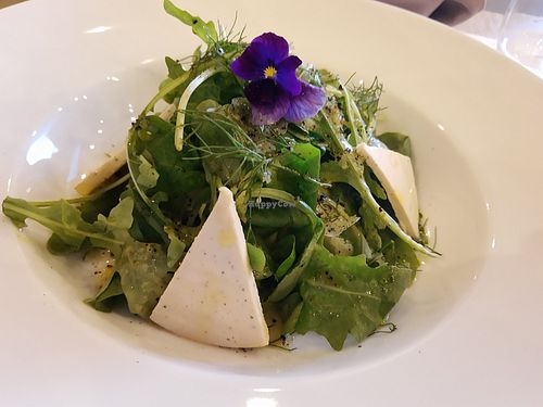 Salad starter at Casa Albets in Lladurs