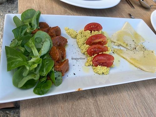 Savory breakfast at Casa Albets in Lladurs