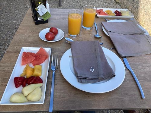 Fruit at breakfast at Casa Albets in Lladurs