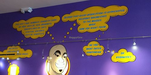 lol, veganite! at Ike's in Tustin