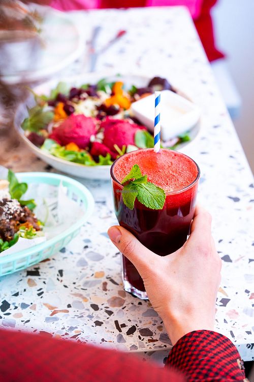 Fresh pressed juices at ETN at ETN in Enschede