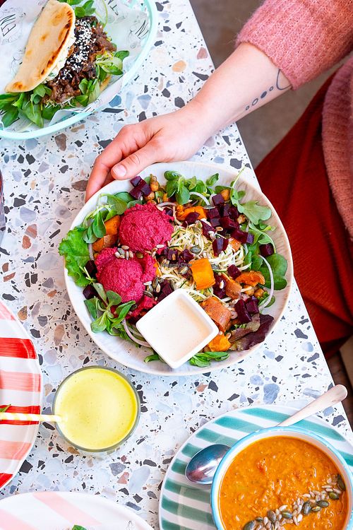 Delicious salads at ETN  at ETN in Enschede