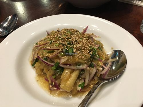 tofu thoke  at Rangoon Ruby in Christchurch