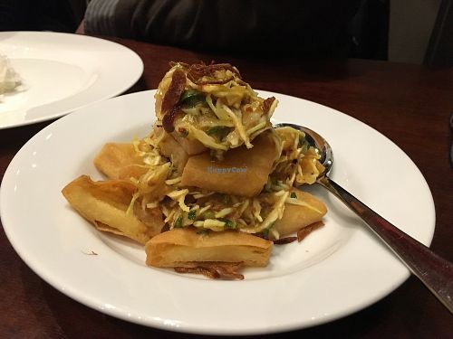 tofu thoke  at Rangoon Ruby in Christchurch