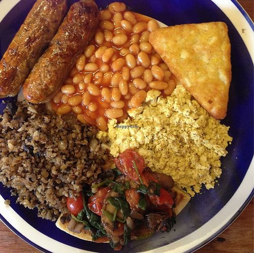 Breakfast at The Cosy Vegan in Dunfermline