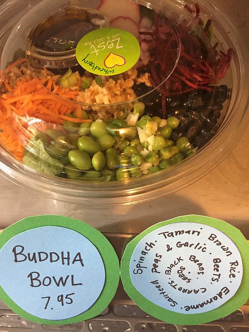 Buddha bowl at Zest Cafe & Juice Bar in Dennis