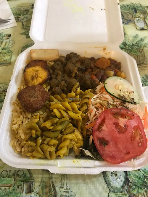Veggie Platter at Rasta Ade Refreshments in Negril