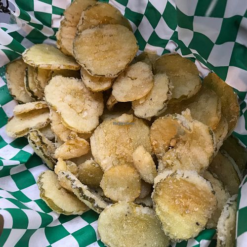 fried pickles at Mystic Mermaid in Boothbay Harbor