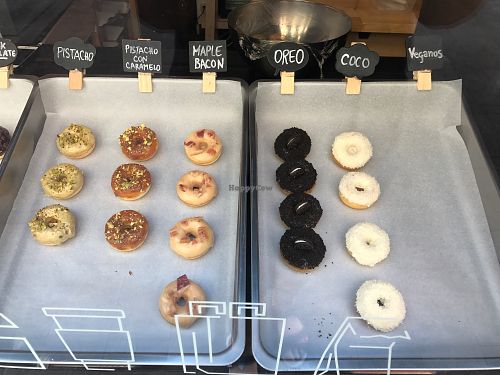 vegan ones sold out yay but more were made while we waited at The Urban Bits in Madrid