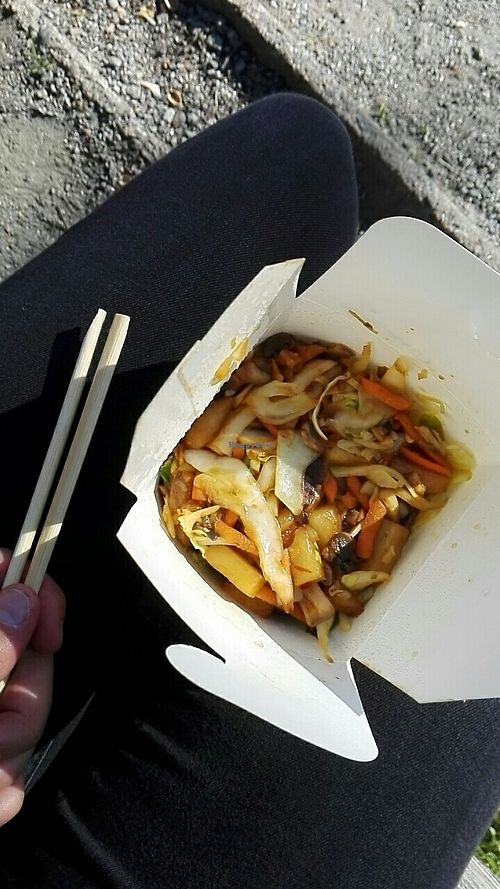 Take away wok at Fit Wok in Kuopio