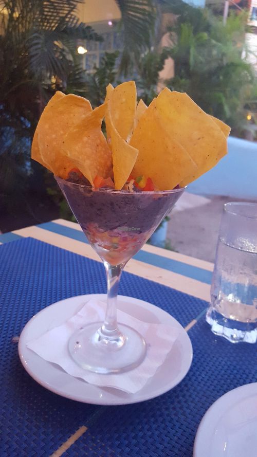 Black bean dip (ordered without dairy) at Bili  in Vieques