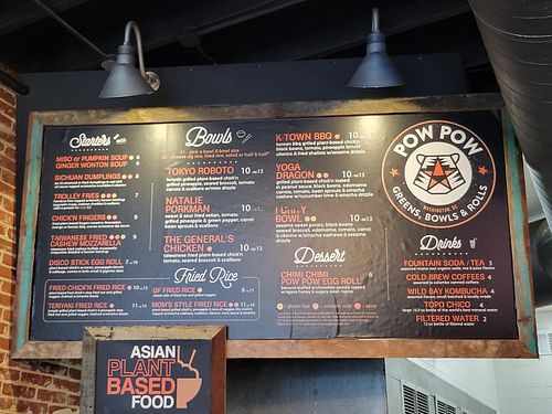 Menu at Pow Pow - H St NE in Washington