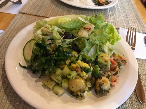 Salads options at Ser-Afim Jardins in Sao Paulo