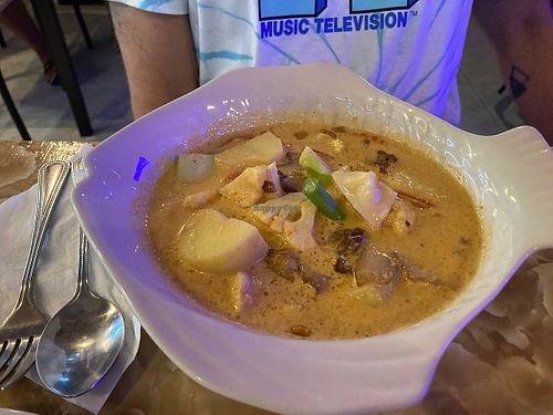 cauliflower curry  at Dow Vegan Restaurant in Koh Phi Phi