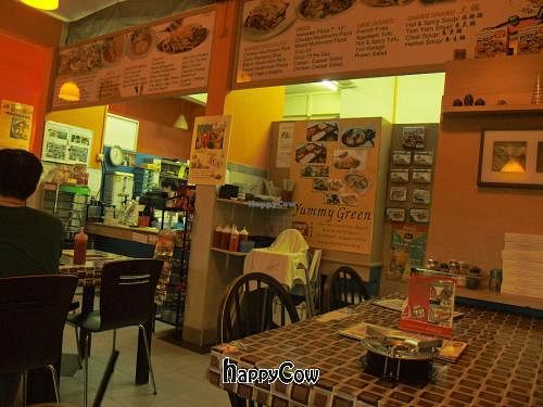 cosy interior at Simple Food 煜星素 in Central Singapore