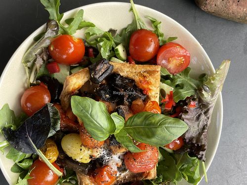 Vegan “taartje" at De Zeeuwse Hemel in Zierikzee