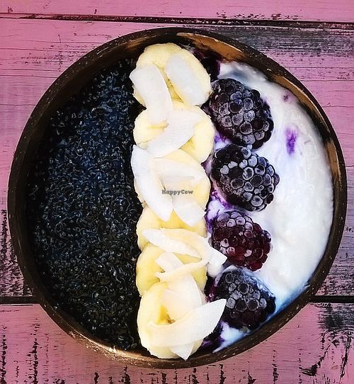 black forest chia pudding super bowl at Sabor Fazer in Entroncamento