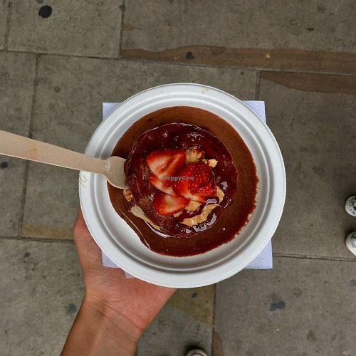 Chocolate, banana pancake stack at OSU Coconuts in London