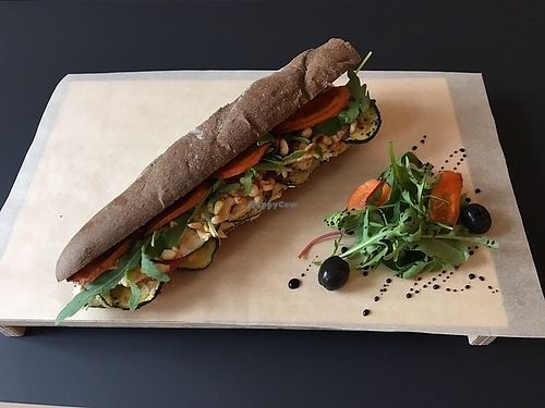 yummy vegan sandwich...
quality of the bread is amazing at Sluoksniai in Vilnius