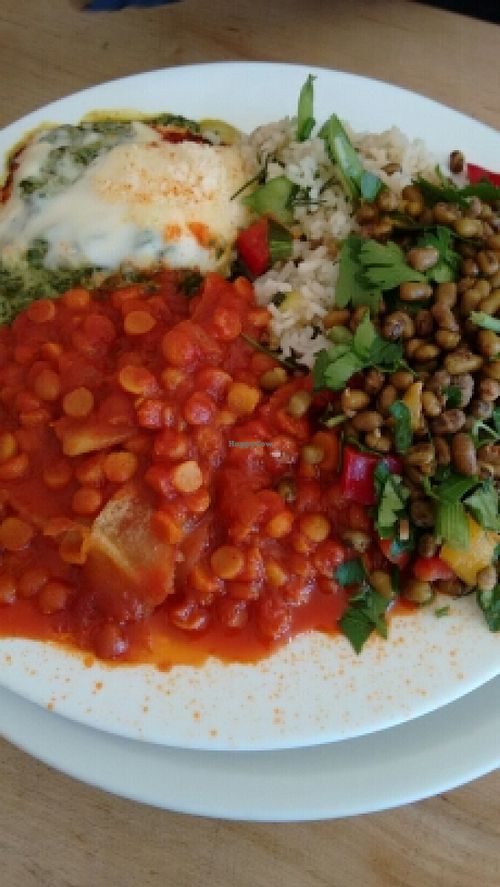 veggie plate at Seerose in Berlin