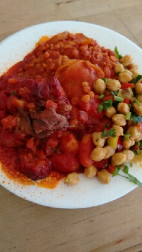 vegan plate at Seerose in Berlin