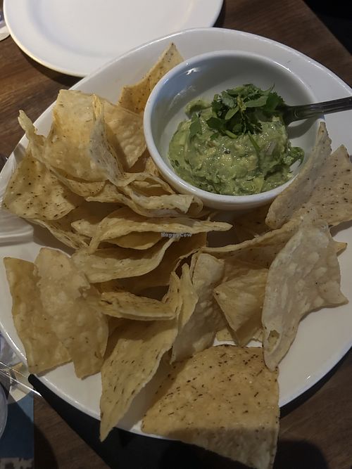 Chips and guacamole…guac was good!   at Yard House in Roseville