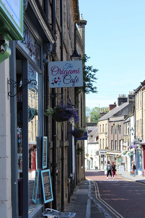 The exterior of the shop. at The Origami Cafe & Gift Shop in Alnwick
