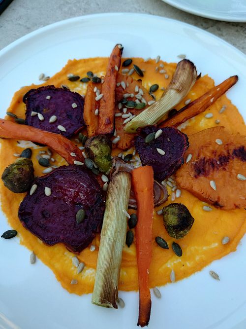 Roasted veggies 😋 at Culture Club Strudla in Podgorica