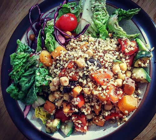 Chickpea and butternut squash salad at Greenwich Pantry @ Arts Cafe in South East London