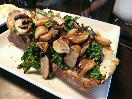 Mushroom Toast at Torrey Pints in La Jolla