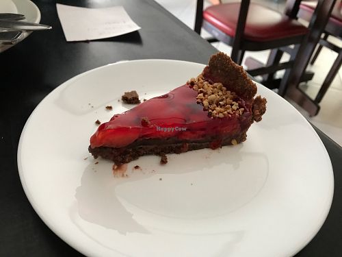 Strawberry pie at Vaca Verde in Sao Paulo