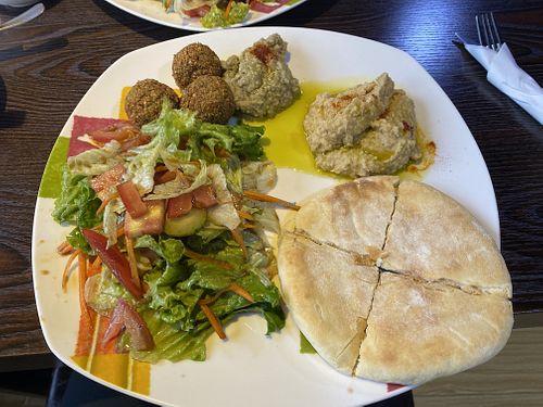 Veggie platter  at The Olive Bistro in Shangri-la