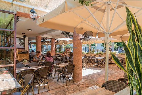 outside at Nimrod Cafe - Ibn Gvirol in Tel Aviv